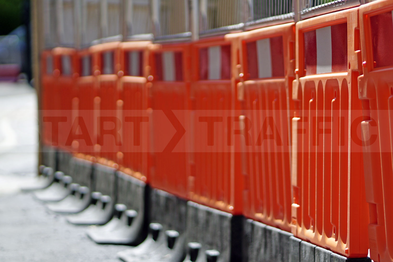 Oxford strong wall barrier crowd control barrier in use