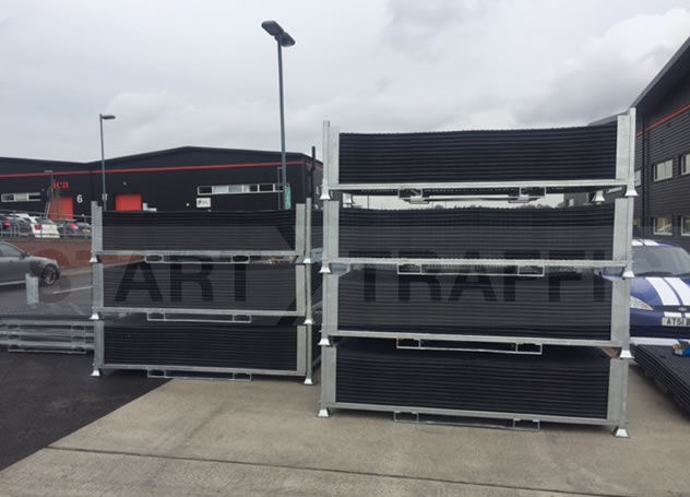 Euromat Stillages Loaded With Mats