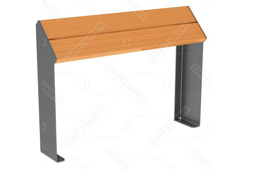 Procity Kube Wood and Steel Perch Bench